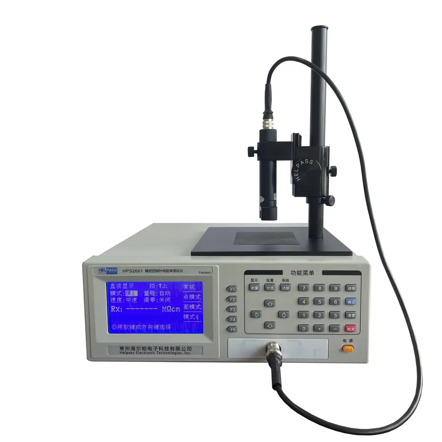 Four-probe resistivity tester